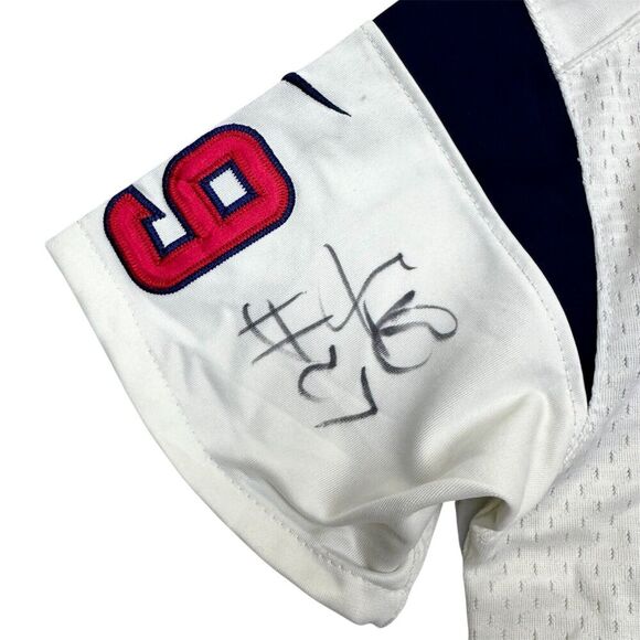 Nike NFL Houston Texans Jersey Youth XL 18 JJ WATT 99 On Field Autographed 2012 - Picture 4 of 16